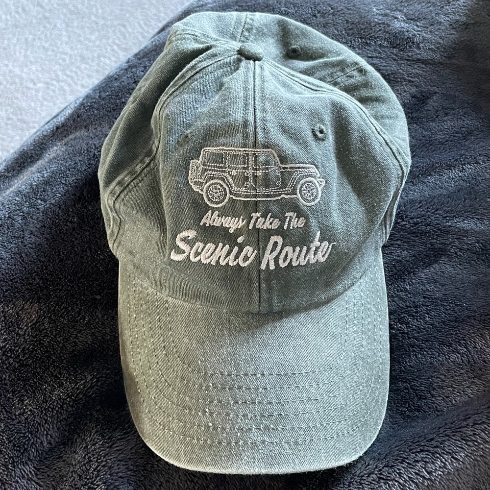 SISTERS AND SEEKERS scenic route hat